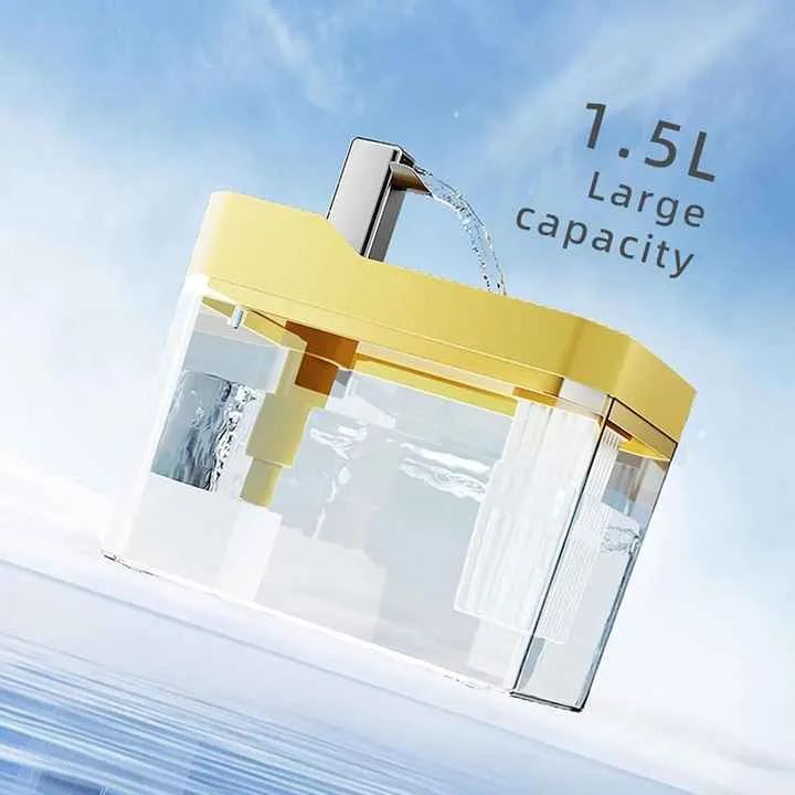 موزع مياه القط الأوتوماتيكي للحيوانات الأليفة ، . Automatic Pet Cat Water Dispenser, Filter