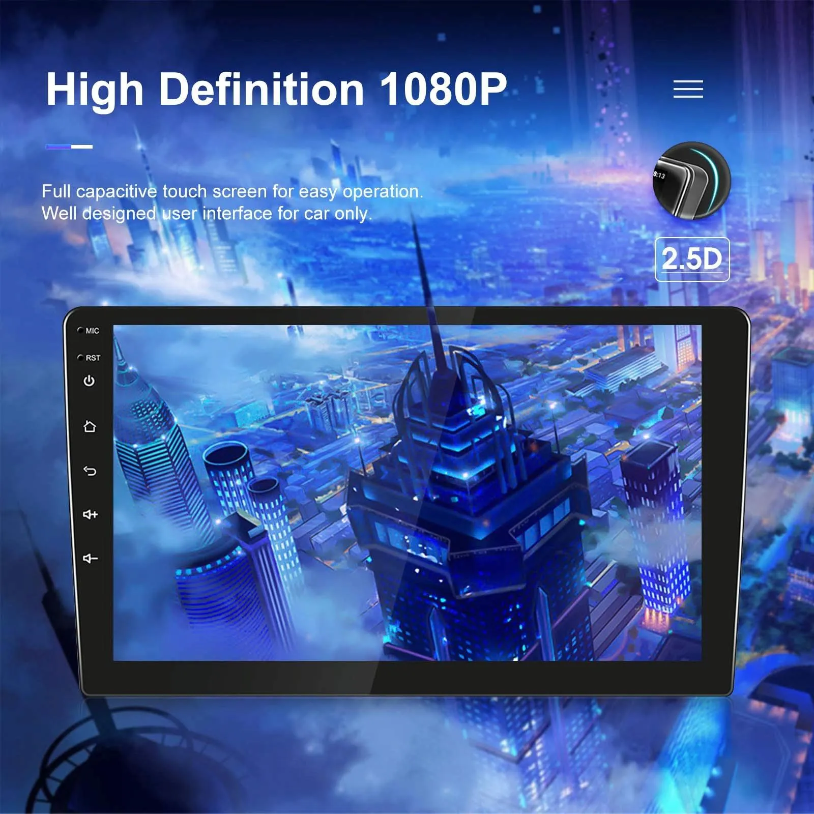 10 Inch Car Android Navigation Screen With Carplay - 2   64G
