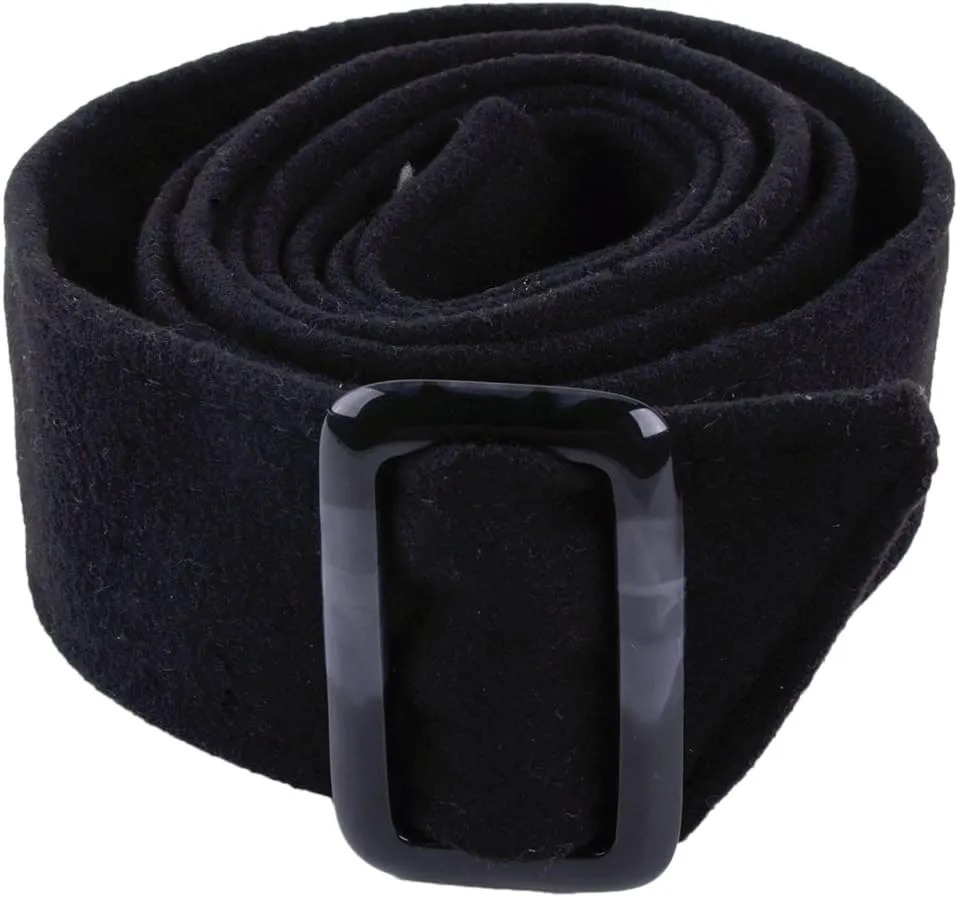 175x5cm Women Faux Wool Belt Woolen Sash Tie Waist Cinch Belts for Trench Coat Overcoat Jacket