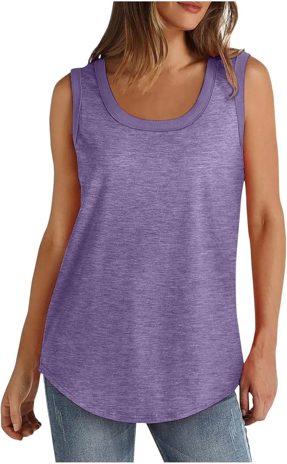 2 Pack Tank Tops for Women Athletic Spring Cami T-Shirts 2025 Racerback Basic Summer 2024 Camisole Fashion Clothes