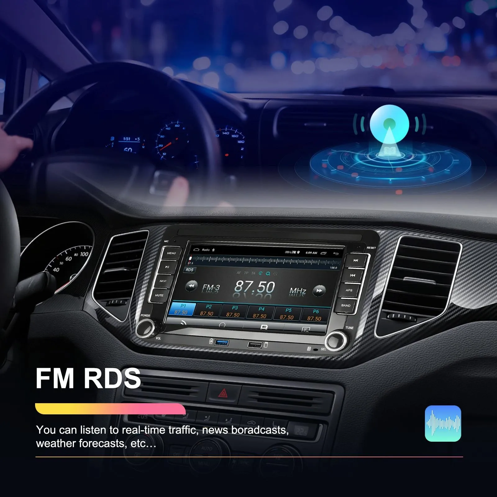 Android Carplay Navigation For Vw / Skoda - 1   32G Screen Reversing Camera