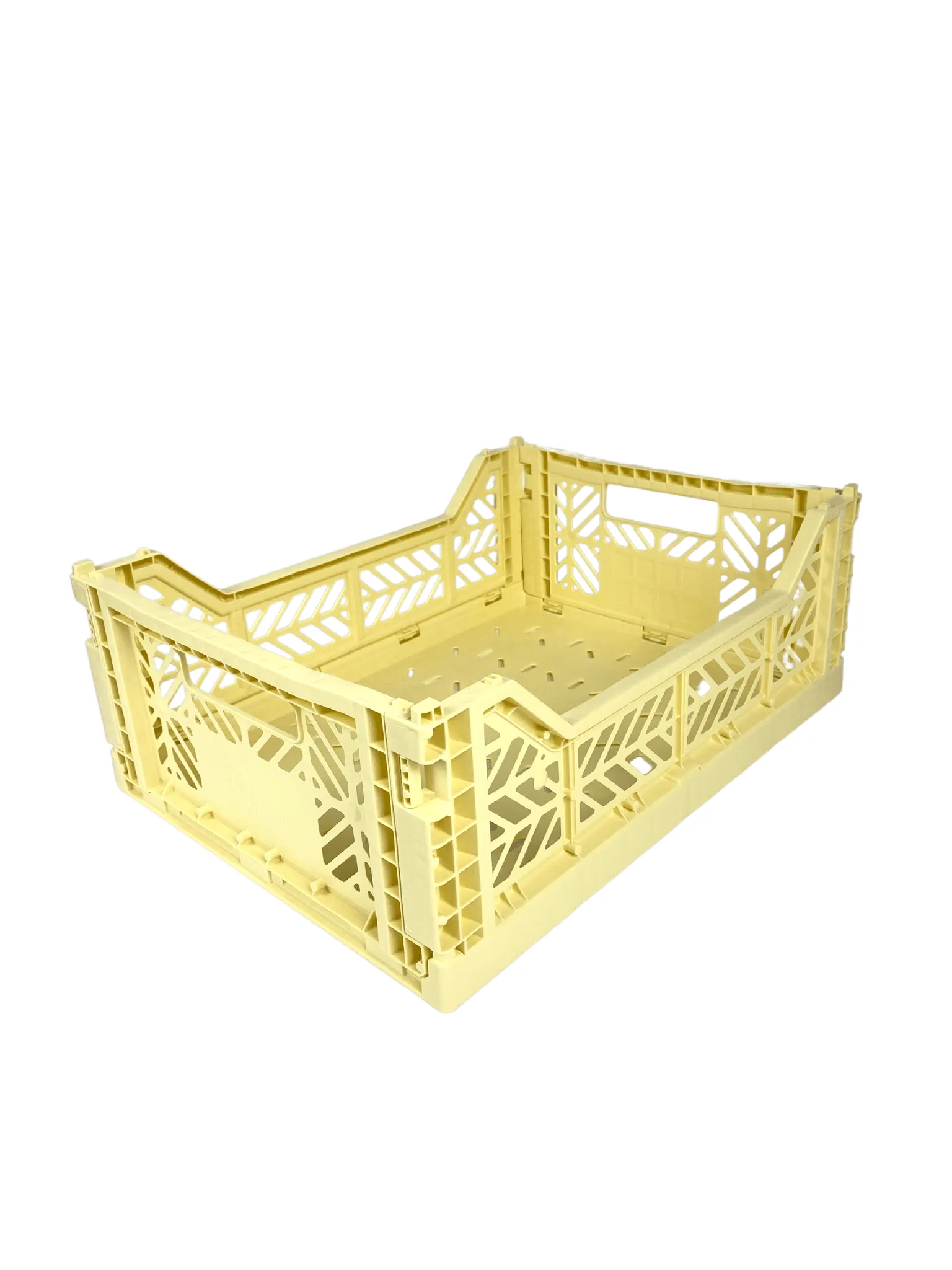 Aykasa Banana Yellow Folding Crate- Medium