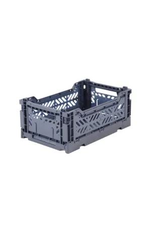 AYKASA Small Box Storage Crate, Cobalt Blue