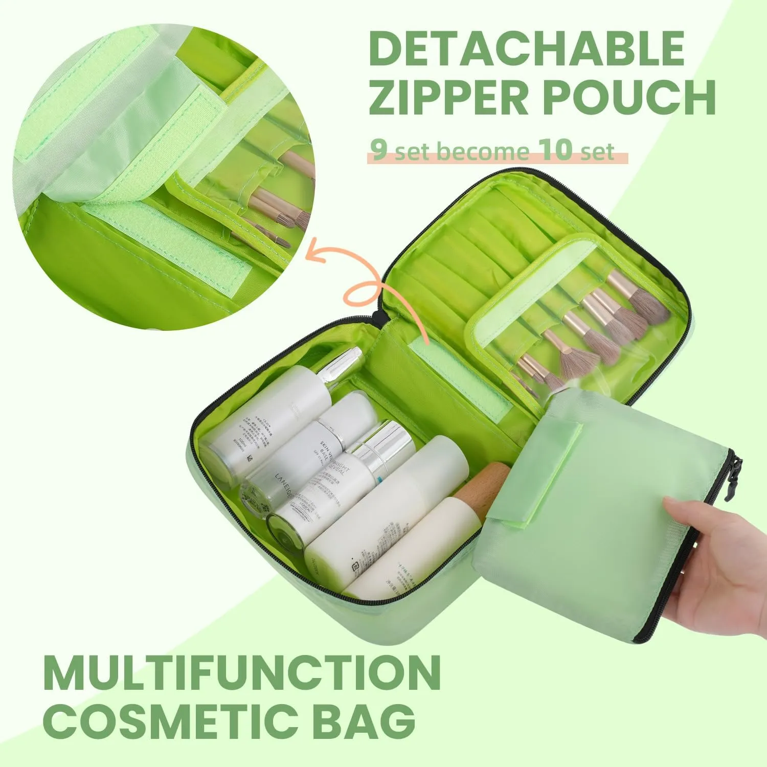BAGAIL 8 Set/9 Set Packing Cubes Luggage Packing Organizer for Travel, Suitcase Packing Bags for Travel Accessories