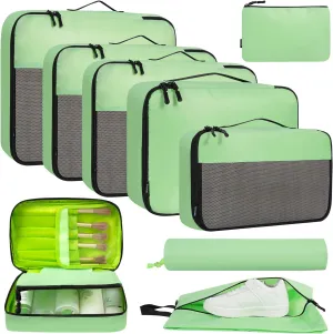 BAGAIL 8 Set/9 Set Packing Cubes Luggage Packing Organizer for Travel, Suitcase Packing Bags for Travel Accessories