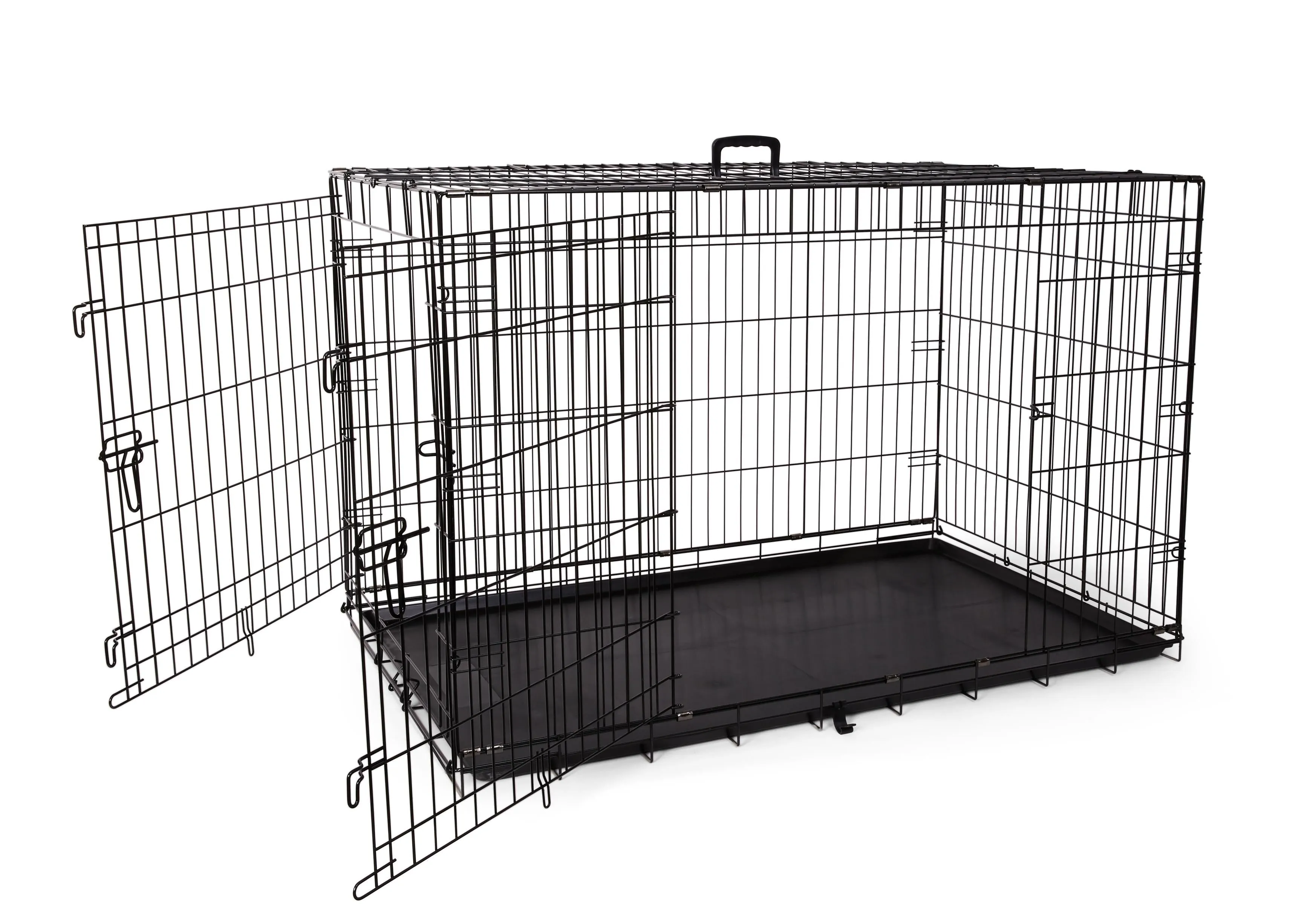 Bud-Z Deluxe Crate Foldable Double Doors Dog