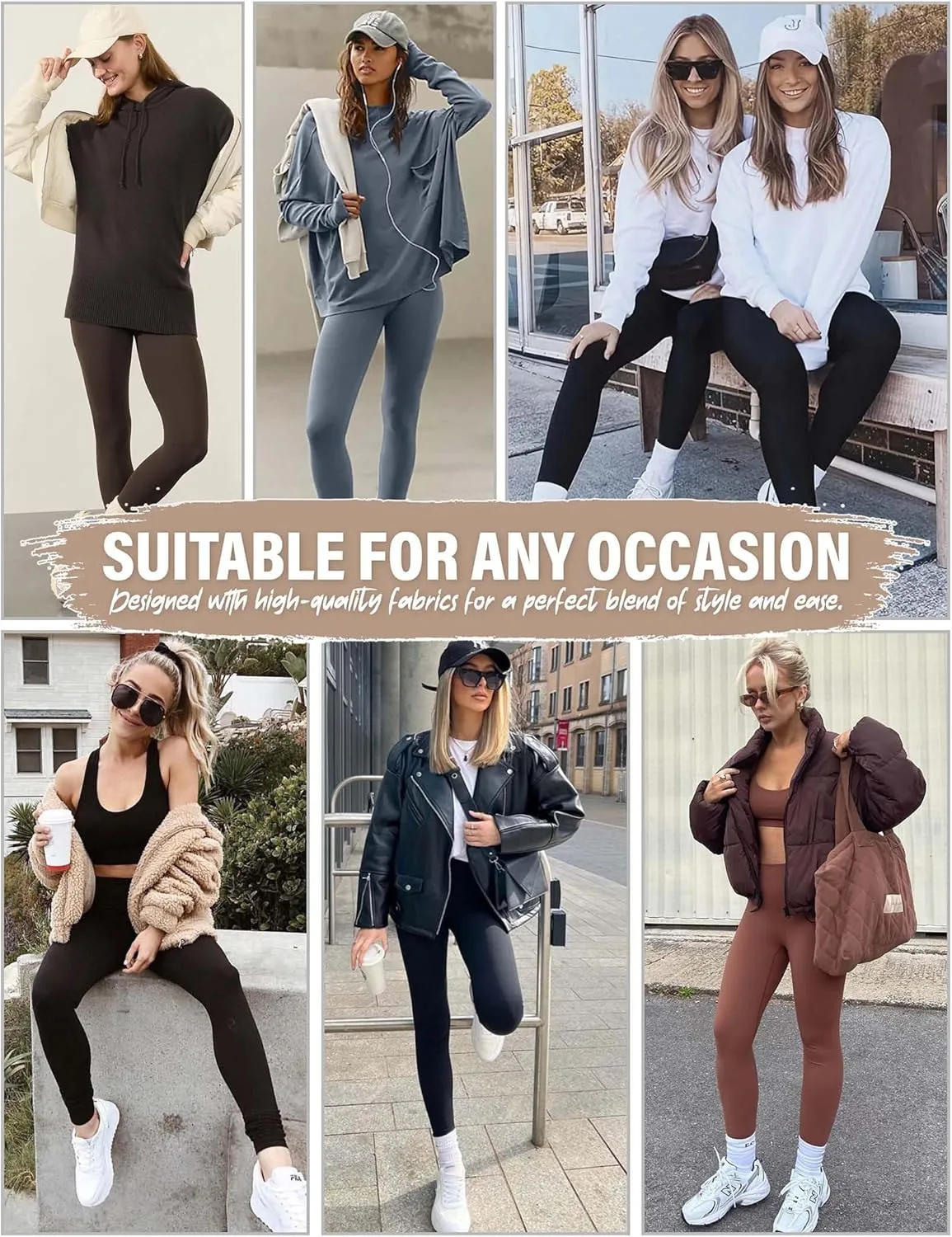 CHANAN High Waisted Leggings for Women No See Through Tummy Control Buttery Soft Yoga Pants for Workout Athletic Running