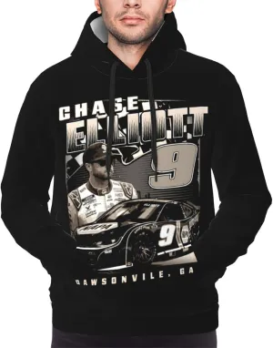 Chase Elliott 9 Men's Pullover Hoodie Casual Hooded Sweatshirt Best Hoodies Sportswear Tracksuit with Pocket