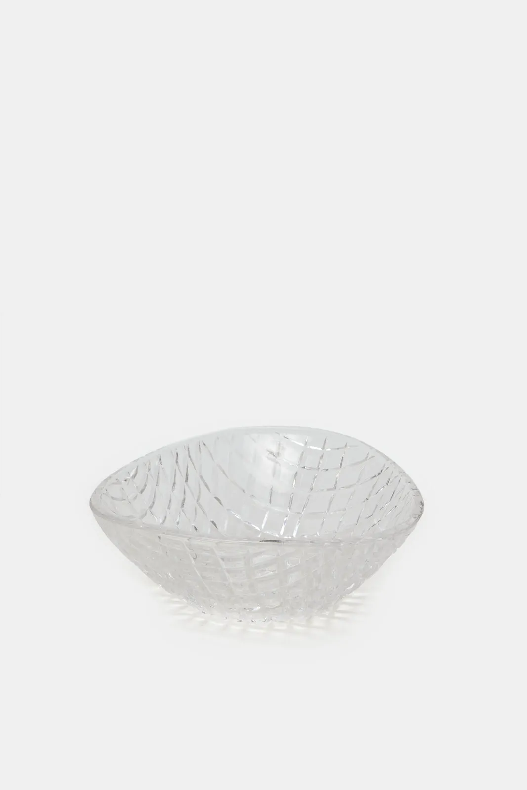 Clear Glass Serving Bowl