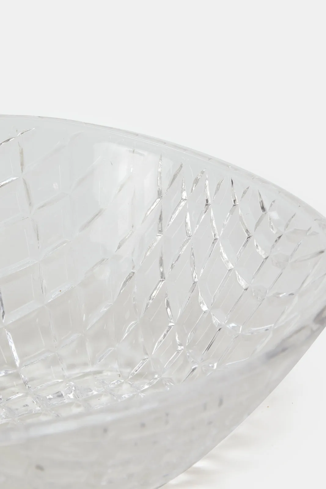 Clear Glass Serving Bowl