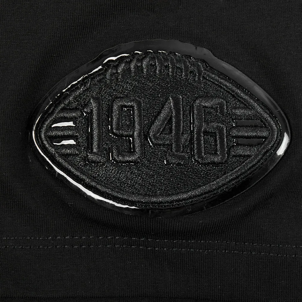 CLEVELAND BROWNS TRIPLE BLACK WOMEN'S SJ BOXY TEE (TRIPLE BLACK WOMEN'S)