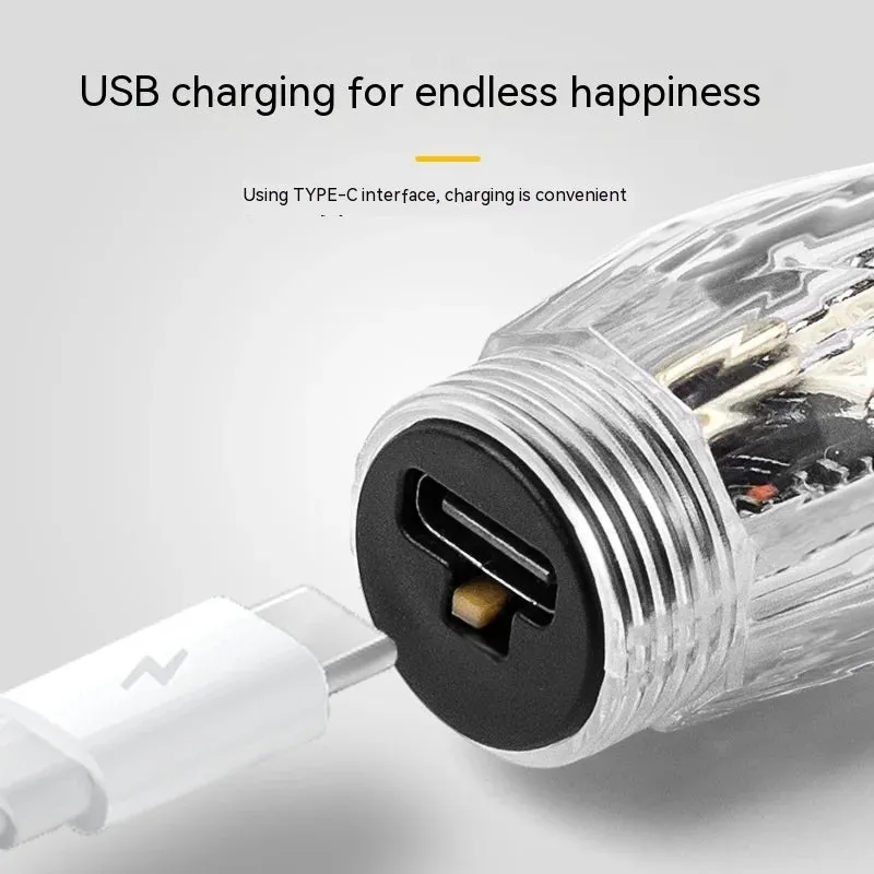 Colourful Led Car Wheel Tire Valve Cap Ambient Light Usb Charging