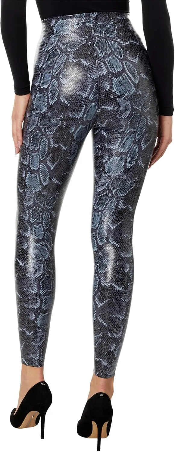 commando Women's Faux Leather Animal Print Legging