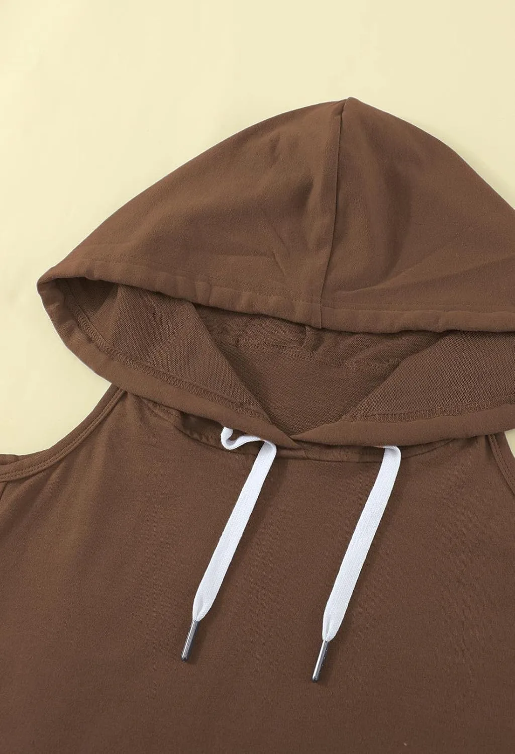 Cutiefox Women's Casual Long Sleeve Drawstring Hoodie Sweatshirts Pullover with Pockets