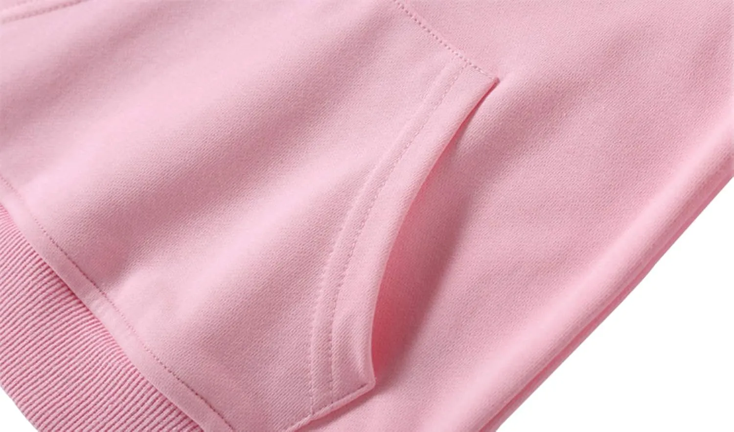 Ding-dong Baby Toddler Kid Boy Girl Solid Casual Pocket Hoodie Sweatershirt Pullover