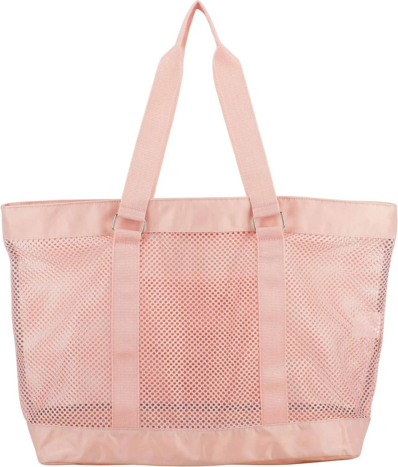 Eastsport Mesh Tote Waterproof Beach Bag for Shopping Vacation Swimming Family Travel Essentials