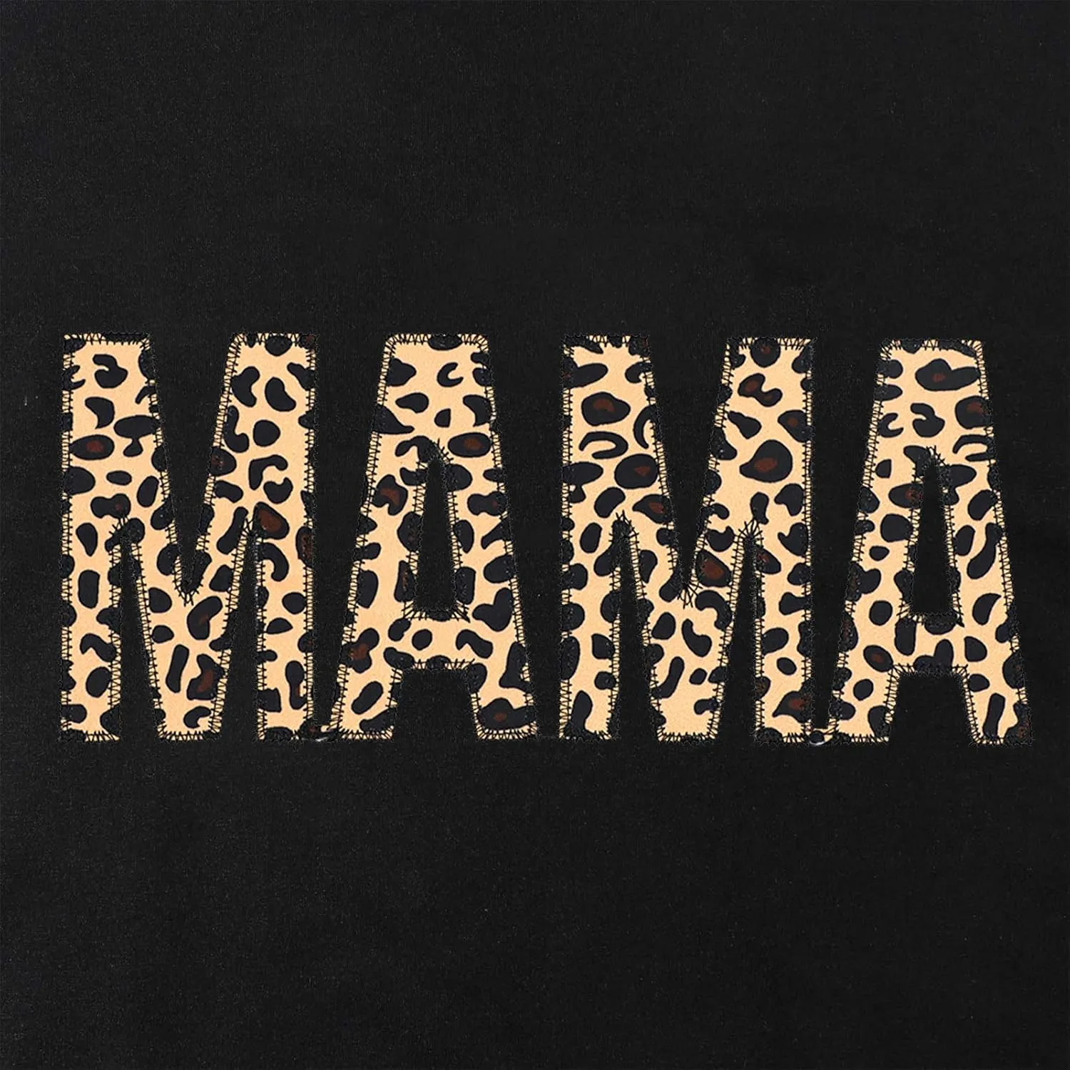 EGELEXY Mama Sweatshirts Women Embroidery Mom Life Blouse Mama Crewneck Pullover Long Sleeve Tops