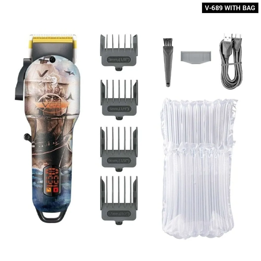 Electric Rechargeable Adjustable Cordless Hair Trimmer for Men