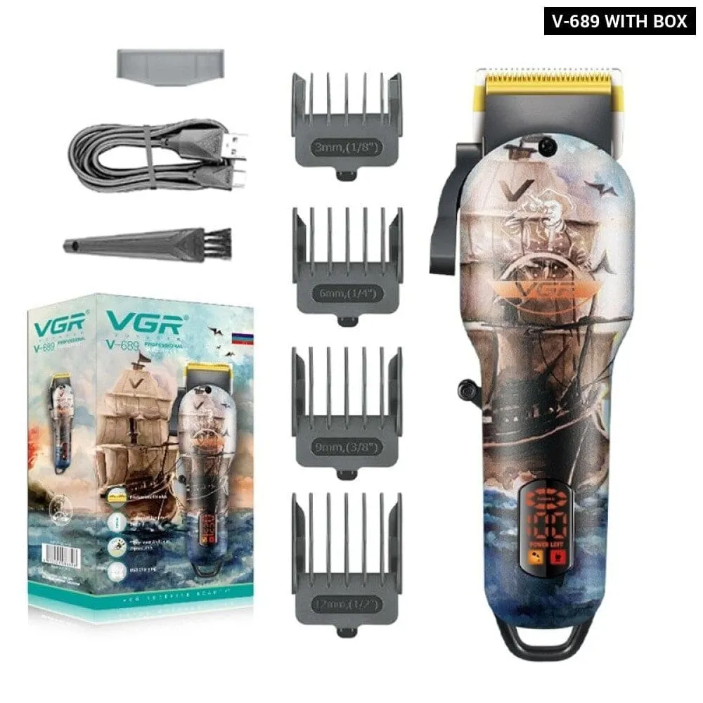 Electric Rechargeable Adjustable Cordless Hair Trimmer for Men