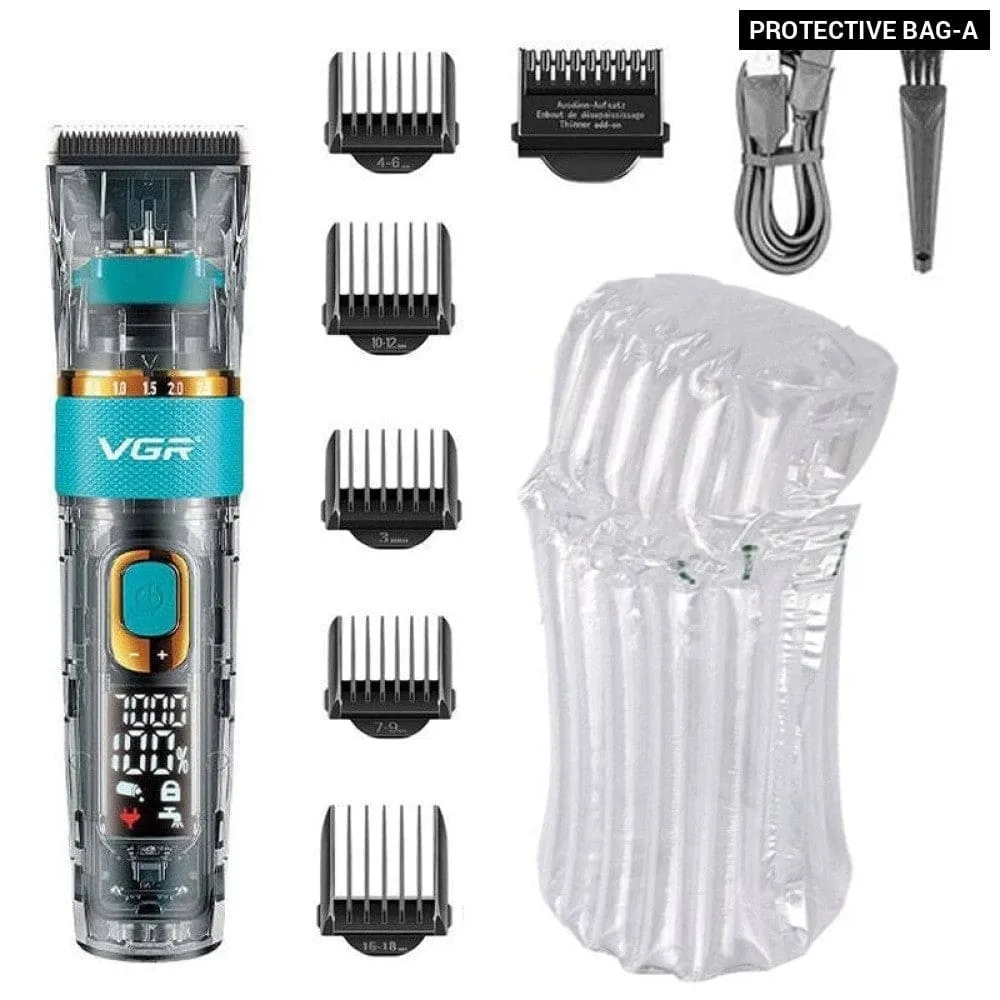 Electric Rechargeable Cordless Adjustable Professional Hair Trimmer for Men