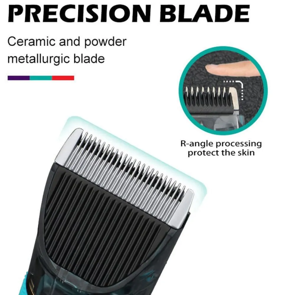 Electric Rechargeable Cordless Adjustable Professional Hair Trimmer for Men
