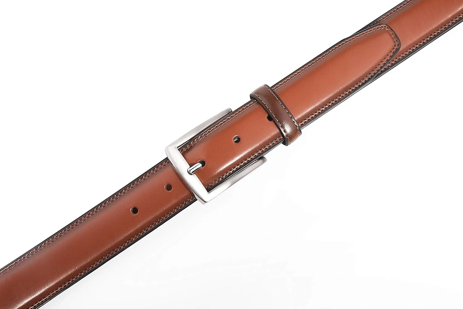 Fabio Valenti Genuine Leather Dress Belts For Men - Mens Belt For Suits, Jeans, Uniform With Single Prong Buckle