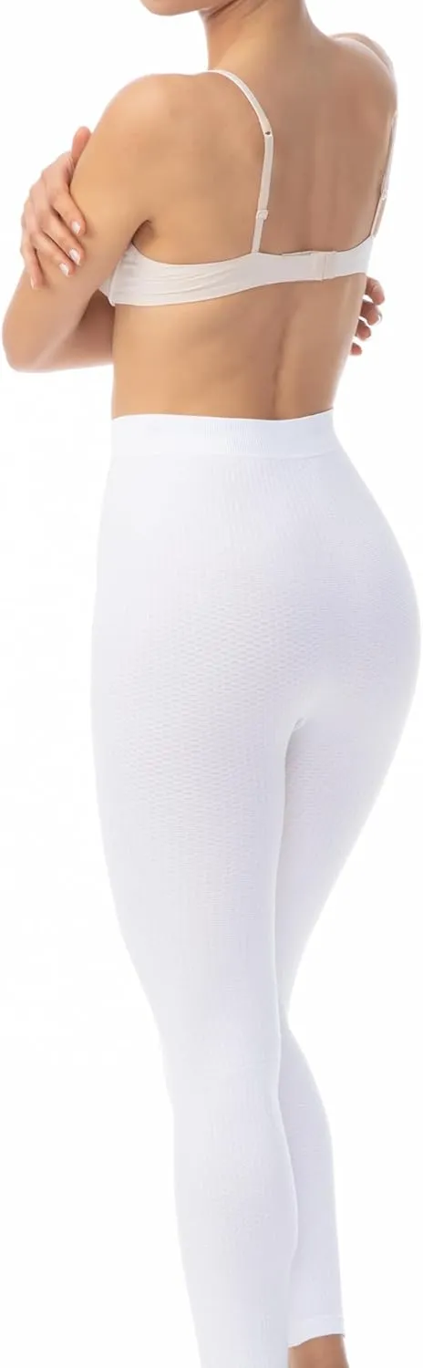 Farmacell High Waisted Leggings for Women Made in Italy - Anti-Cellulite Massage- Seamless Workout Leggings for Women - 133