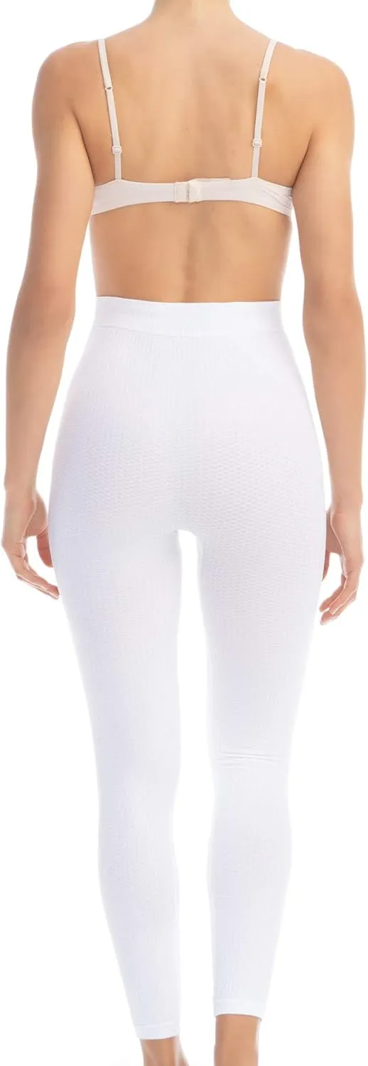 Farmacell High Waisted Leggings for Women Made in Italy - Anti-Cellulite Massage- Seamless Workout Leggings for Women - 133
