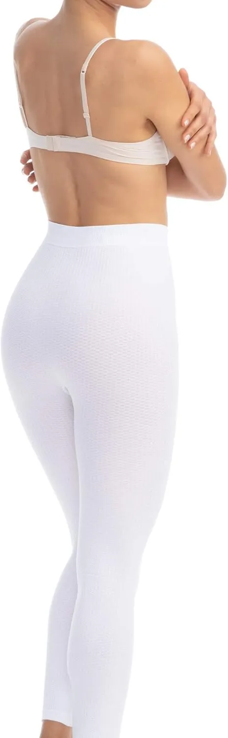Farmacell High Waisted Leggings for Women Made in Italy - Anti-Cellulite Massage- Seamless Workout Leggings for Women - 133
