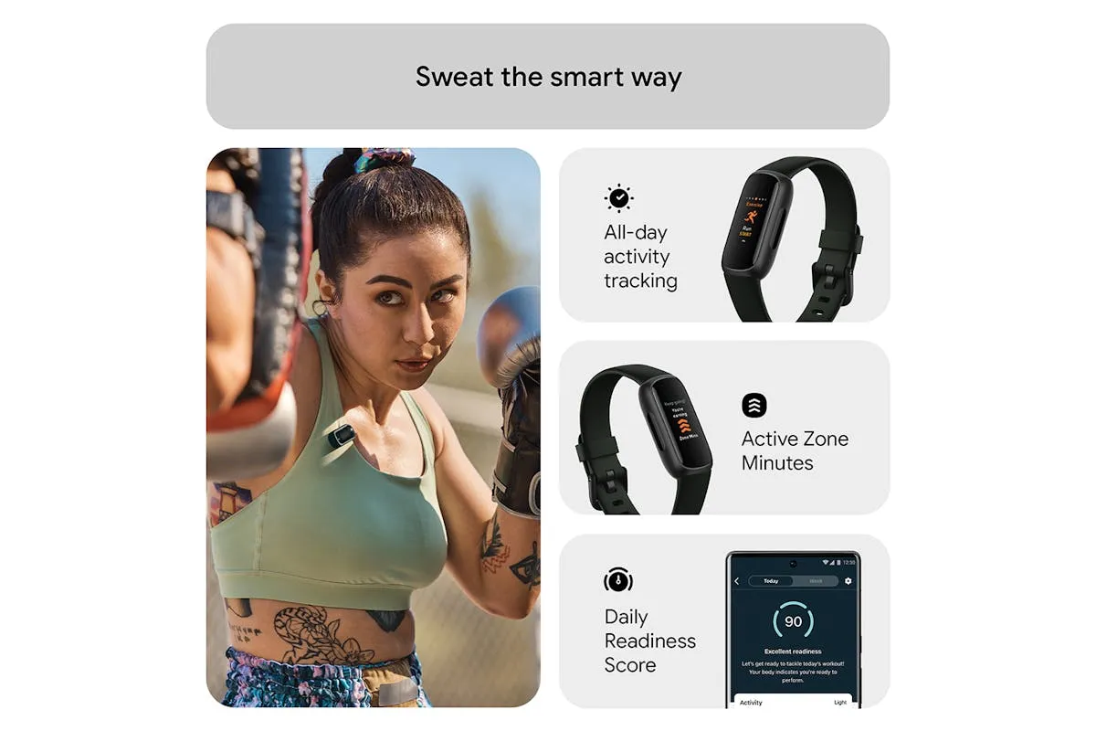 Fitbit Inspire 3 Fitness Tracker | Midnight Zen