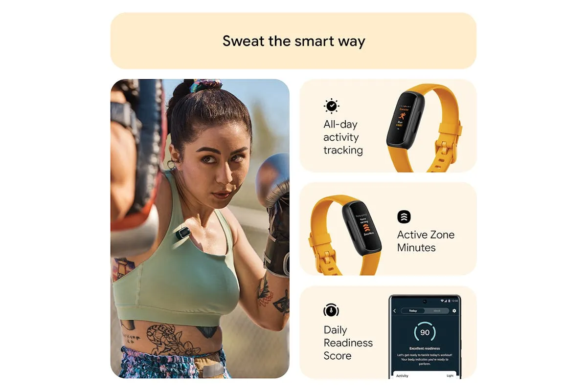 Fitbit Inspire 3 Fitness Tracker | Morning Glow
