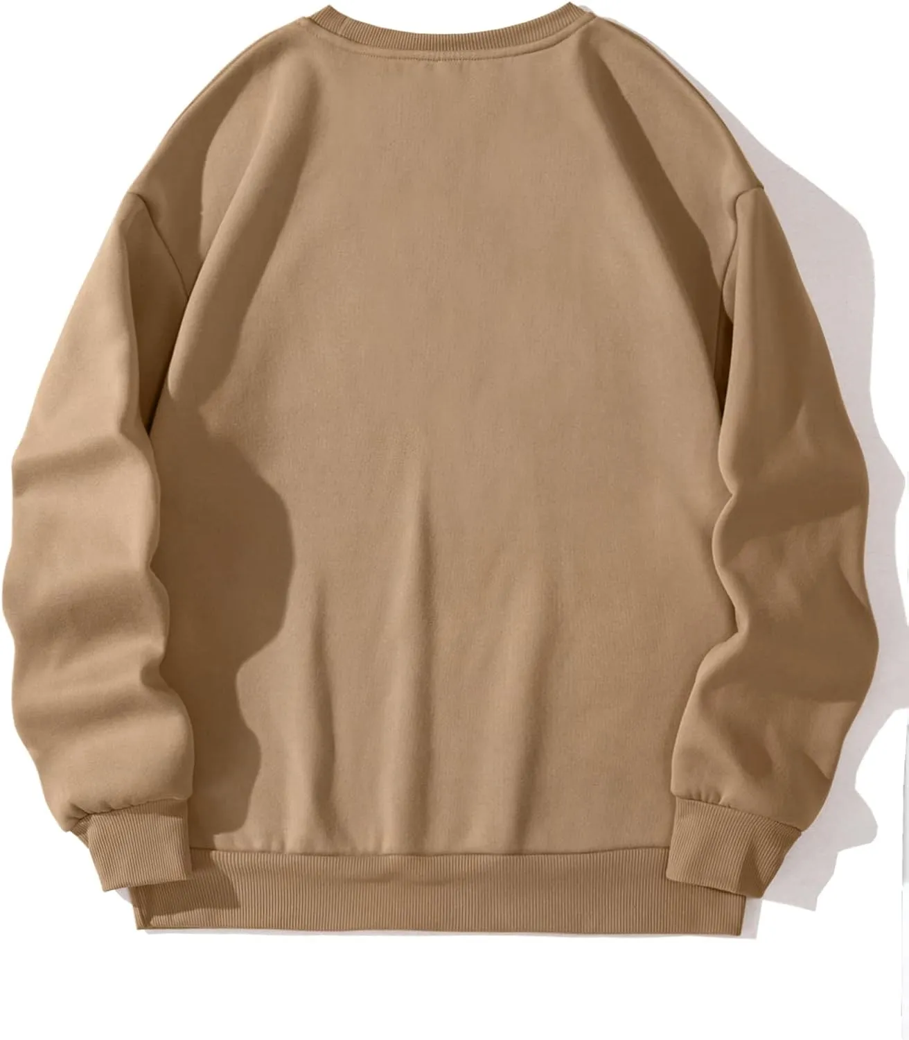 GORGLITTER Men's Letter Graphic Sweatshirt Casual Crew Neck Sweatshirt Long Sleeve Pullovers Top