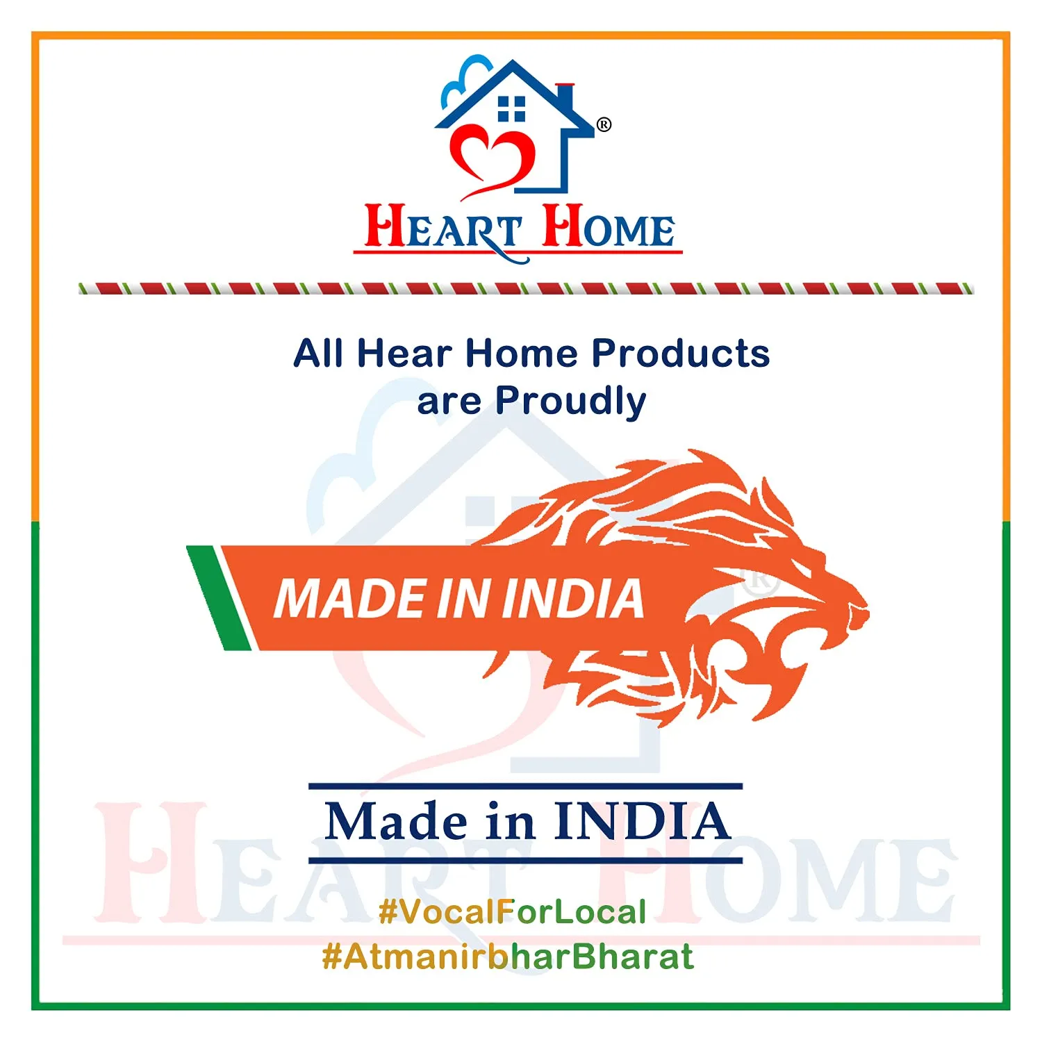 Heart Home Geomatric Printed Luxurious Soft Breathable & Comfortable Cotton Double Bedsheet with 2 Pillow Covers (Blue)-HS43HEARTH26819