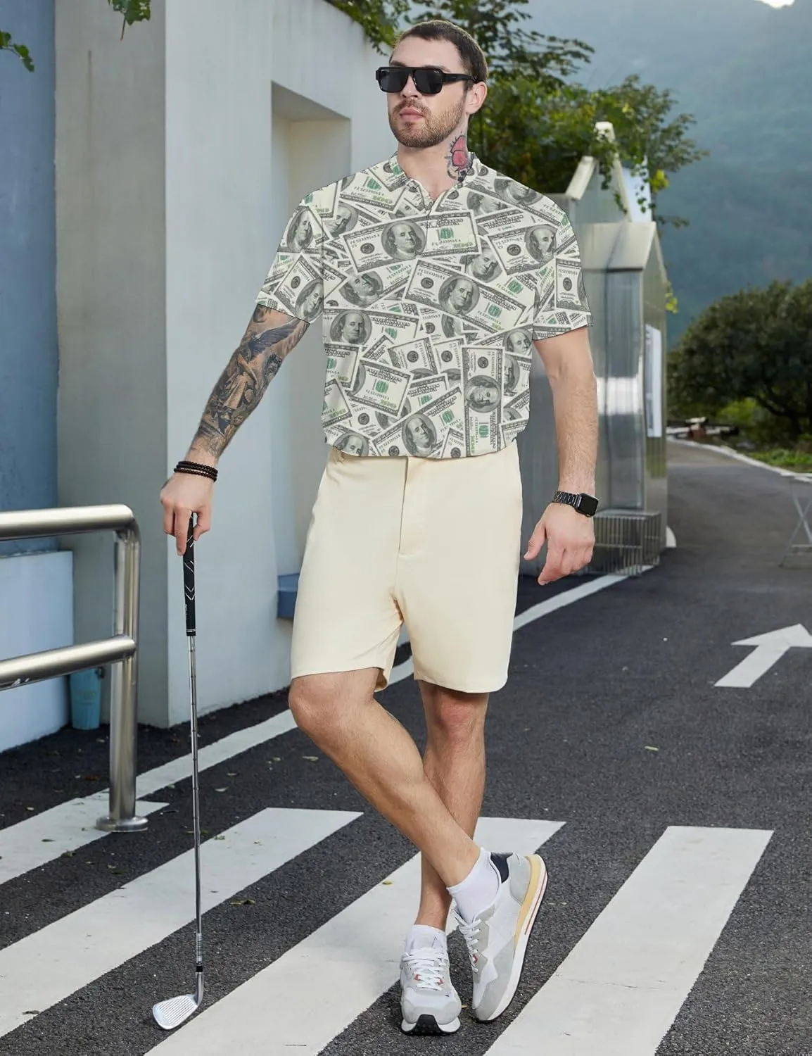 Henley Shirts for Men Short Sleeve Henley T Shirts Band Collar Men's Summer Athletic Tee