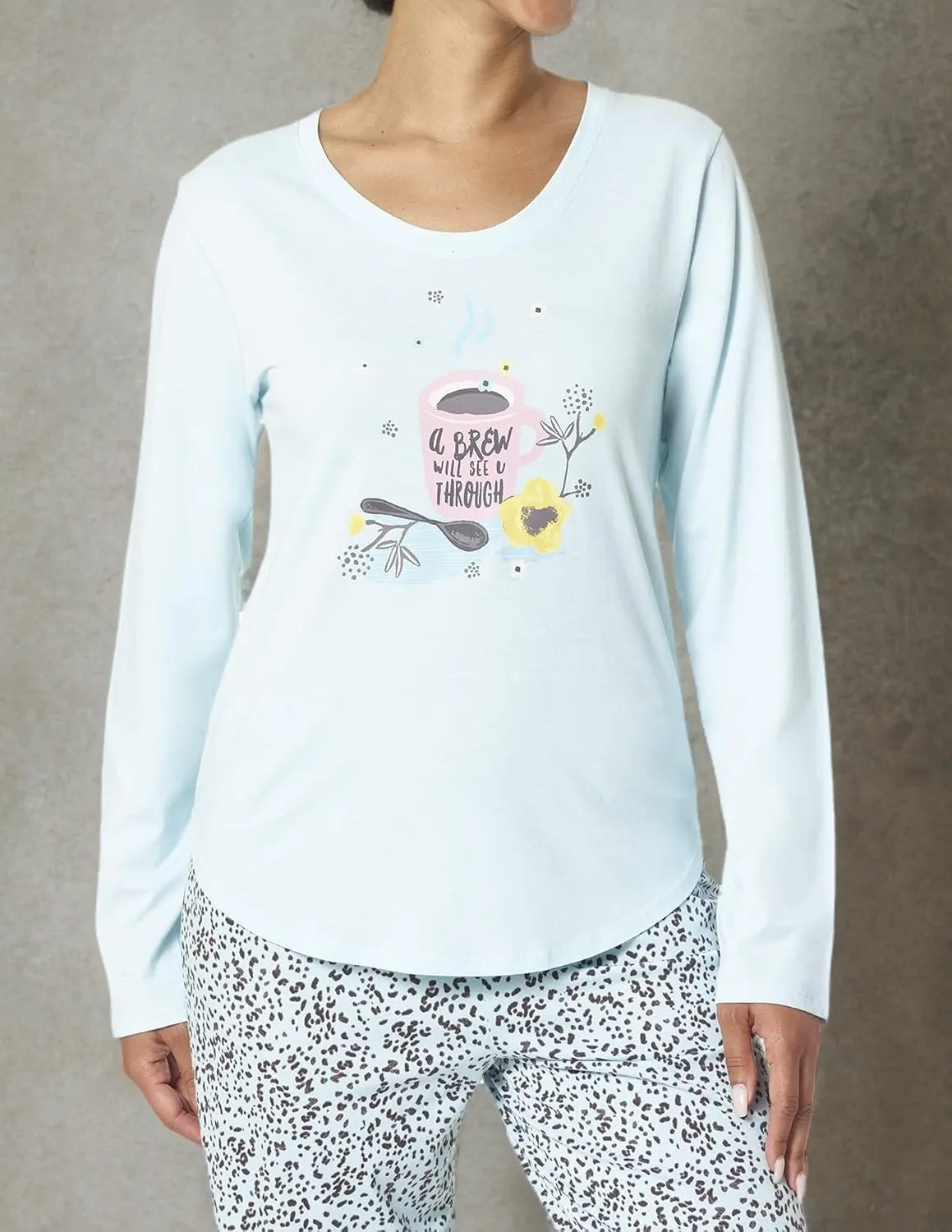 HUE Women's Fashion Sleepwear Pajama Tops