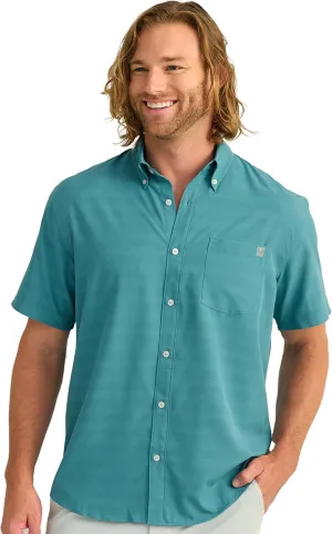 HUK Men's Kona Short Sleeve Fishing Button Down Shirt
