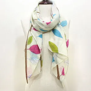 iLLASPARKZ Leaf Polyester Scarf