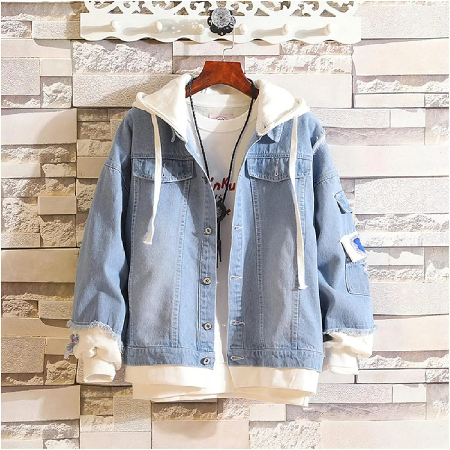 ISaikoy Anime Assassination Classroom Denim Jacket Hoodie Pullovers Sweatshirt Fleeces Costume