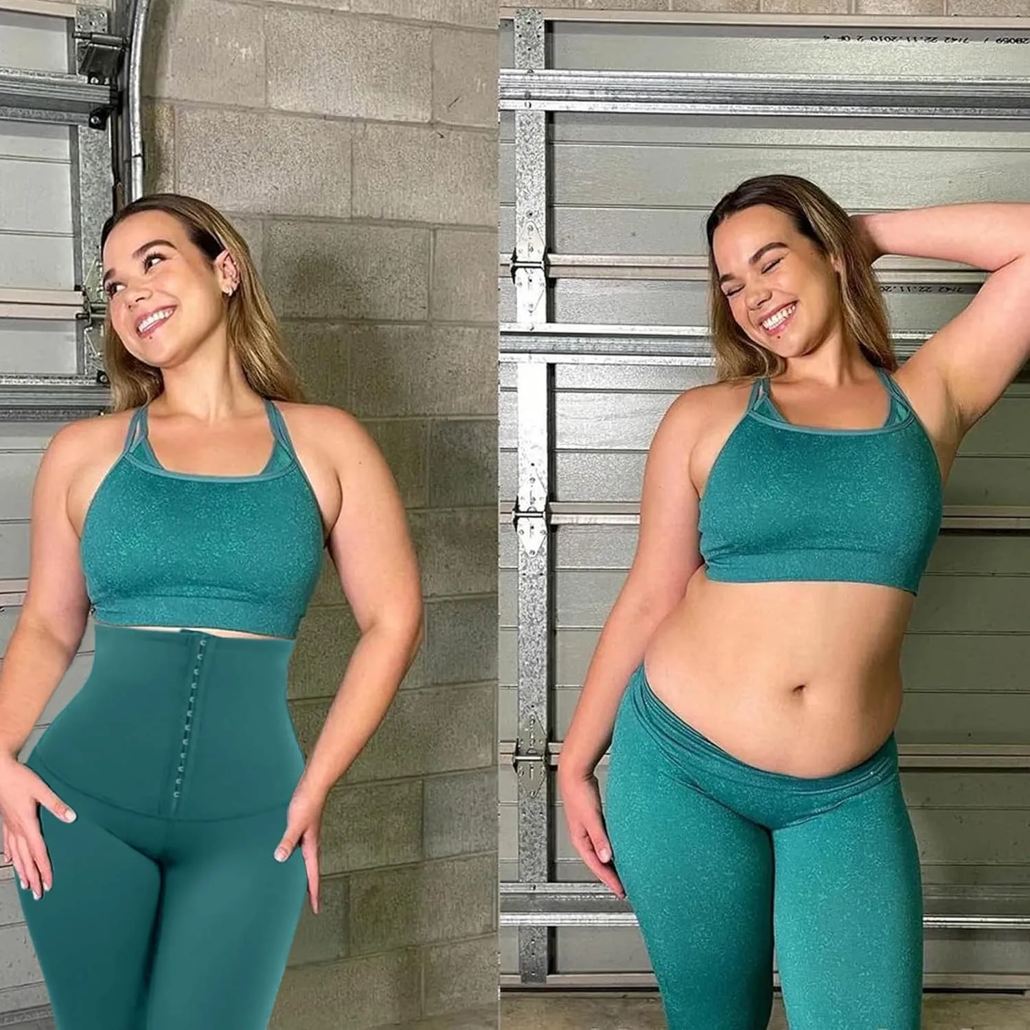 JGS1996 Plus Size Shapewear Tummy Control Leggings for Women High Waisted Compression Corset Waist Trainer Pants Body Shaper