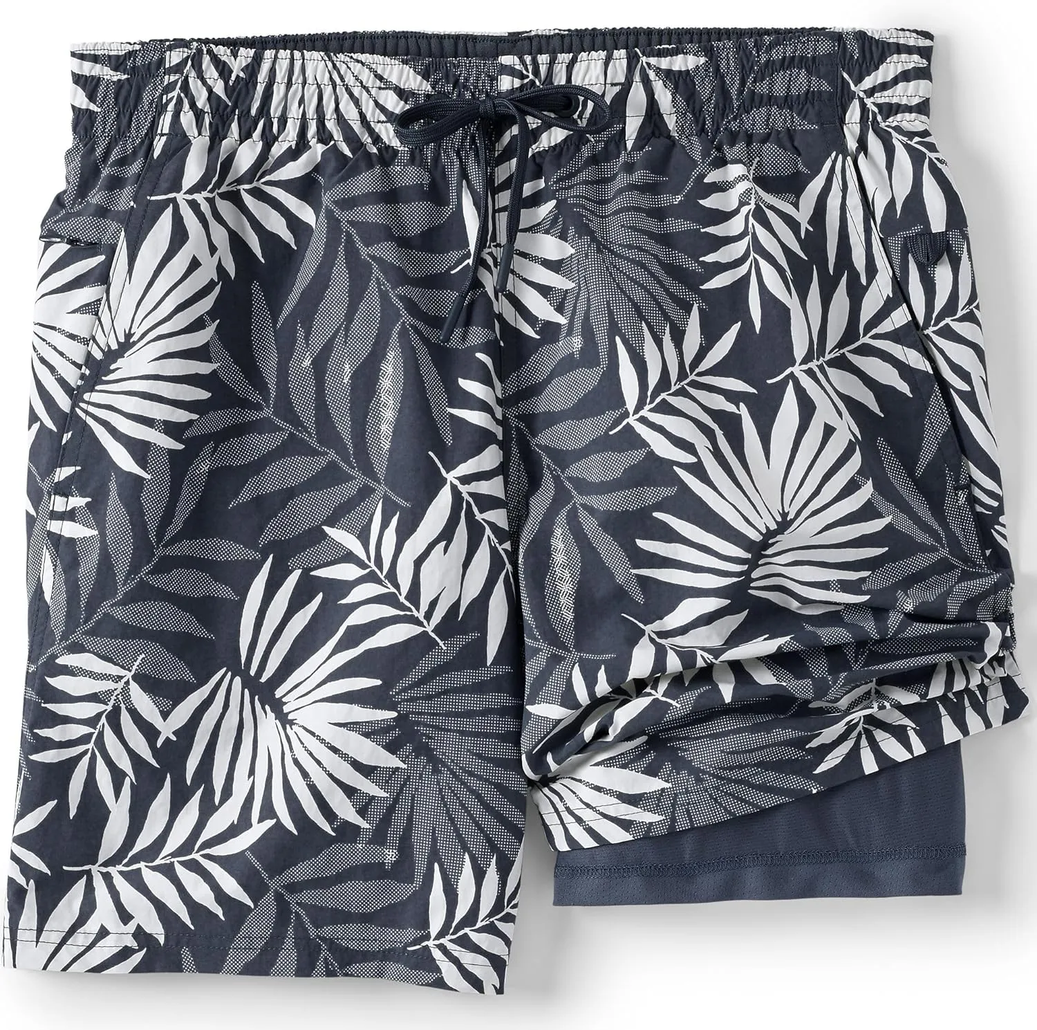 Lands' End Men's 7 Inch Volley Hydroliner Swim Trunks