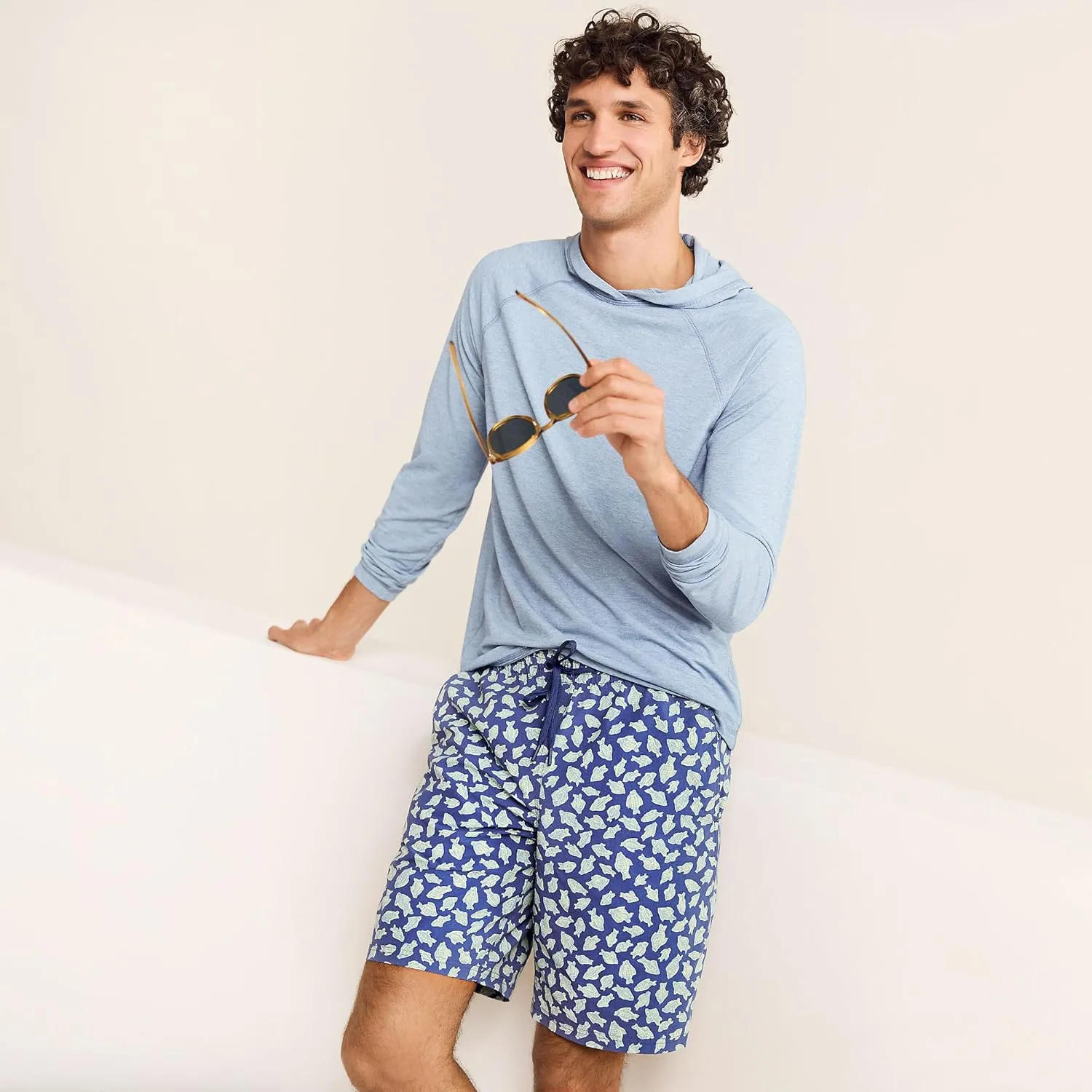 Lands' End Men's 9" Volley Hydroliner Swim Trunks