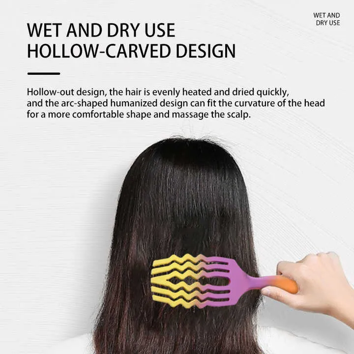 Masterlee Custom Label Scalp Massage-فرشاة تدليك فروة