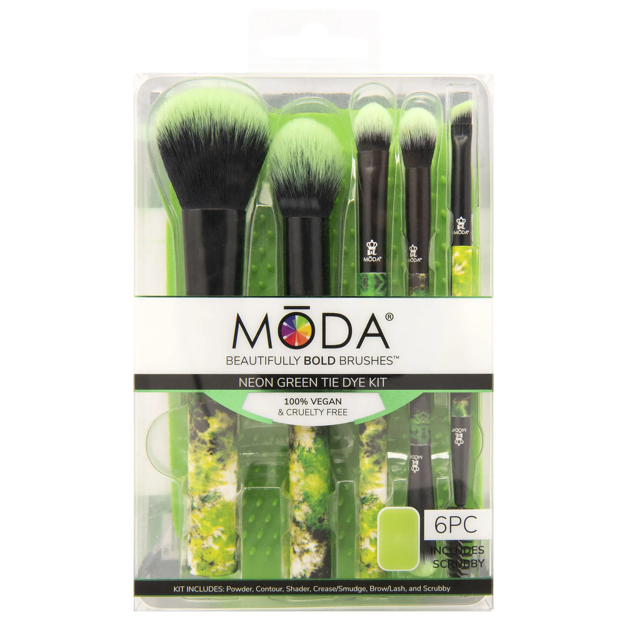 MŌDA® Neon Green Tie Dye Kit with Scrubby