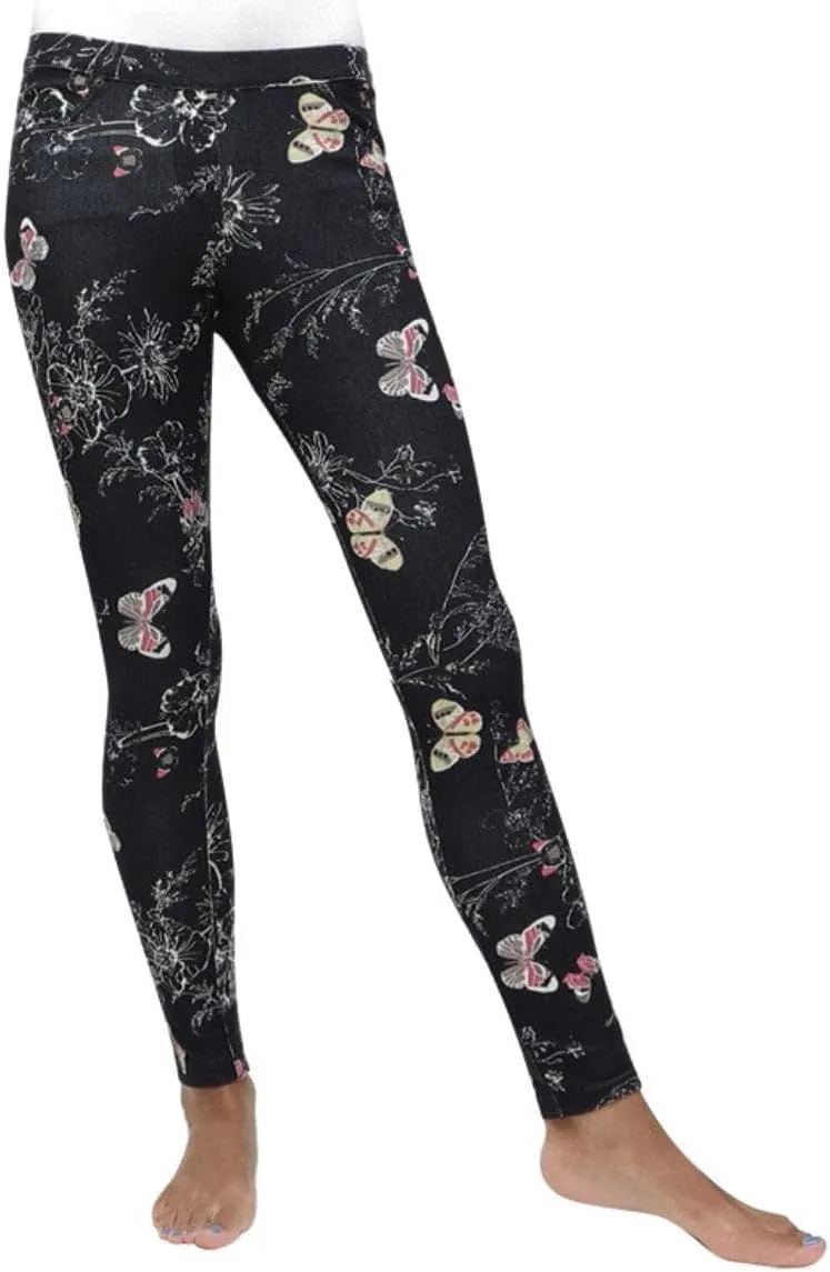 MeMoi Women's Mariposa Butterfly Leggings