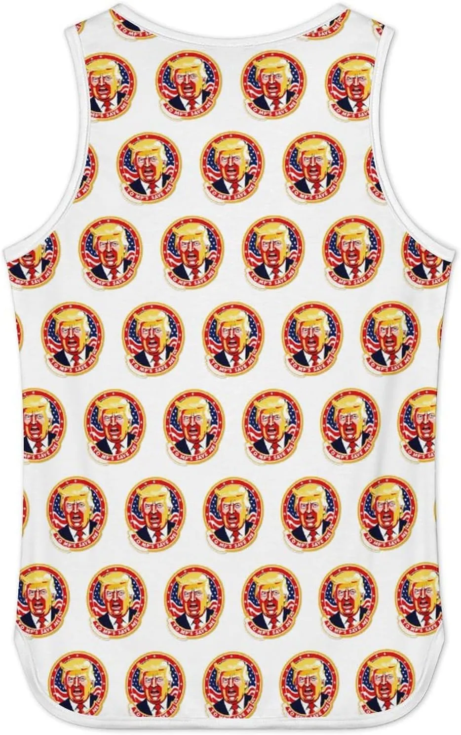 Mens Beach Tank Tops Trump Sleeveless Lightweight Shirts Summer Running Athletic Swim Shirts