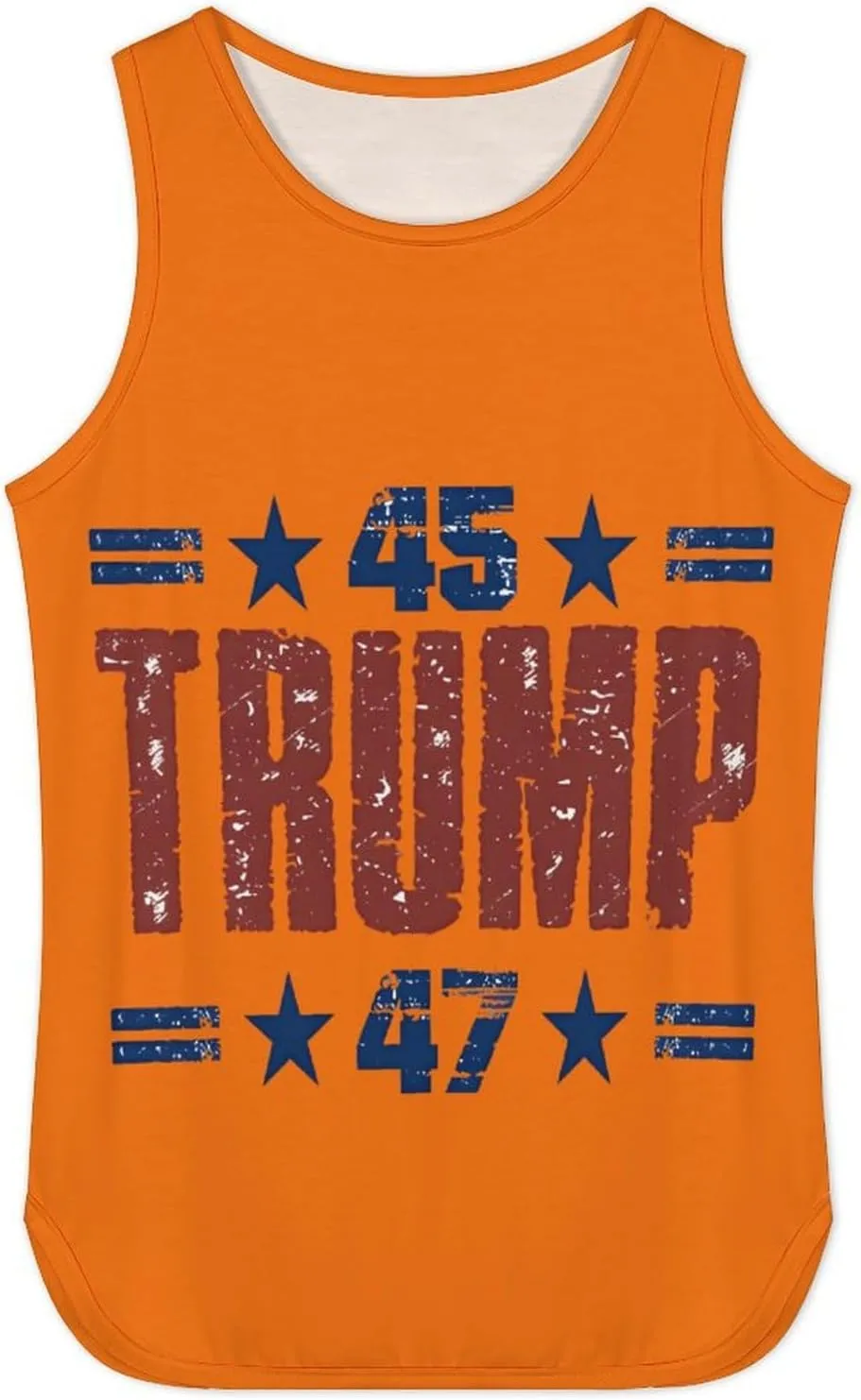 Mens Beach Tank Tops Trump Sleeveless Lightweight Shirts Summer Running Athletic Swim Shirts