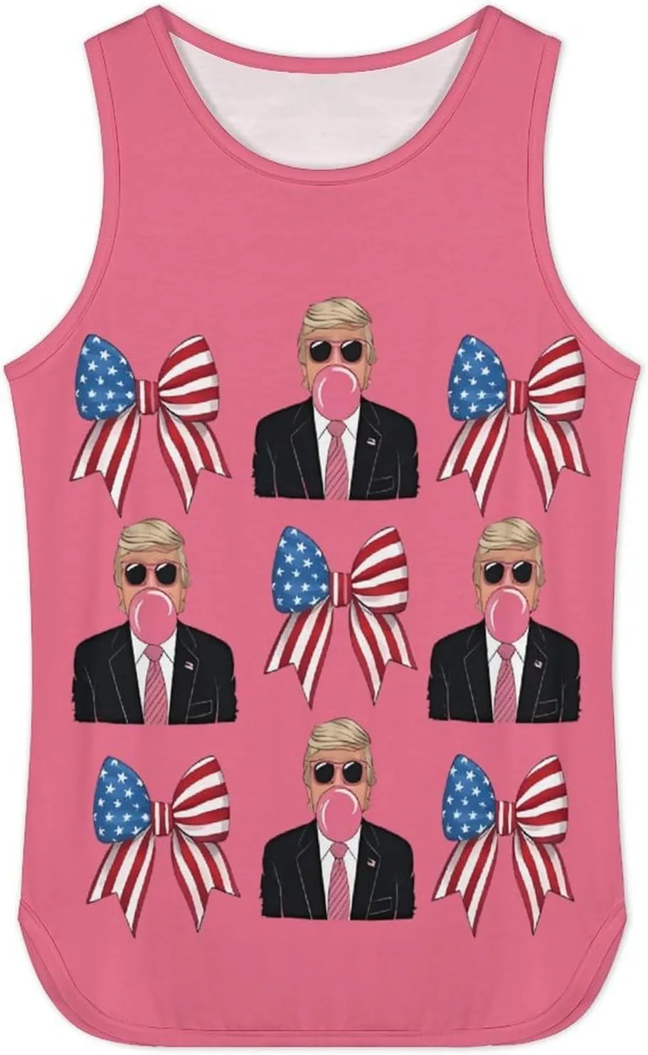 Mens Beach Tank Tops Trump Sleeveless Lightweight Shirts Summer Running Athletic Swim Shirts