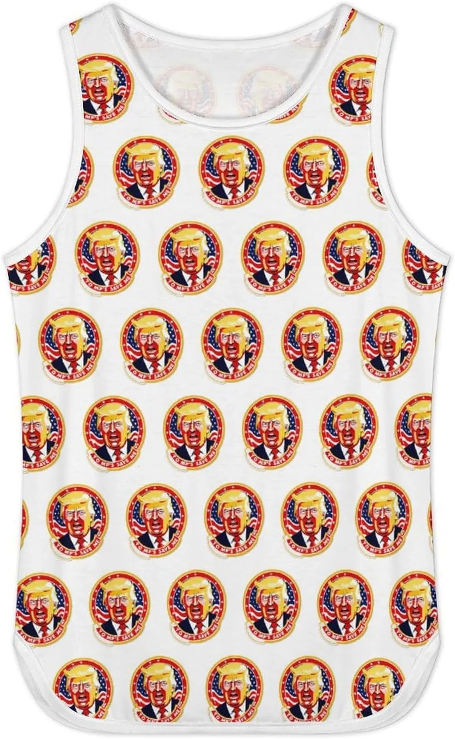 Mens Beach Tank Tops Trump Sleeveless Lightweight Shirts Summer Running Athletic Swim Shirts