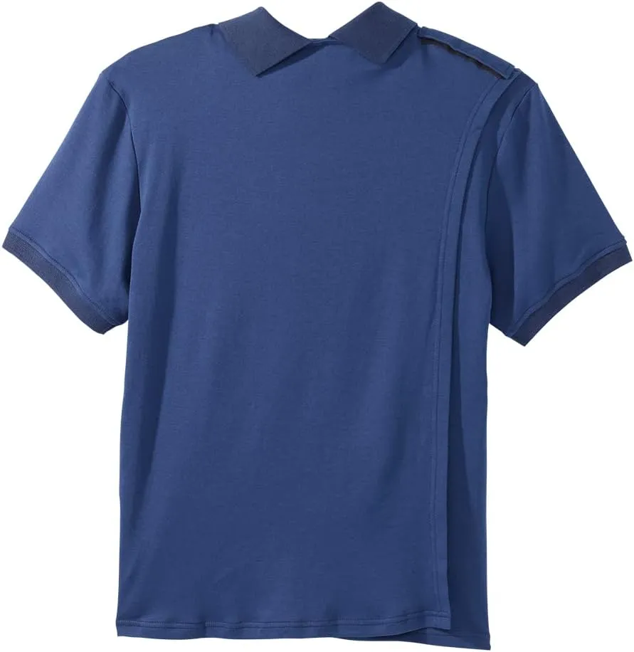 Mens Handsome Adaptive Polo Shirt Tops