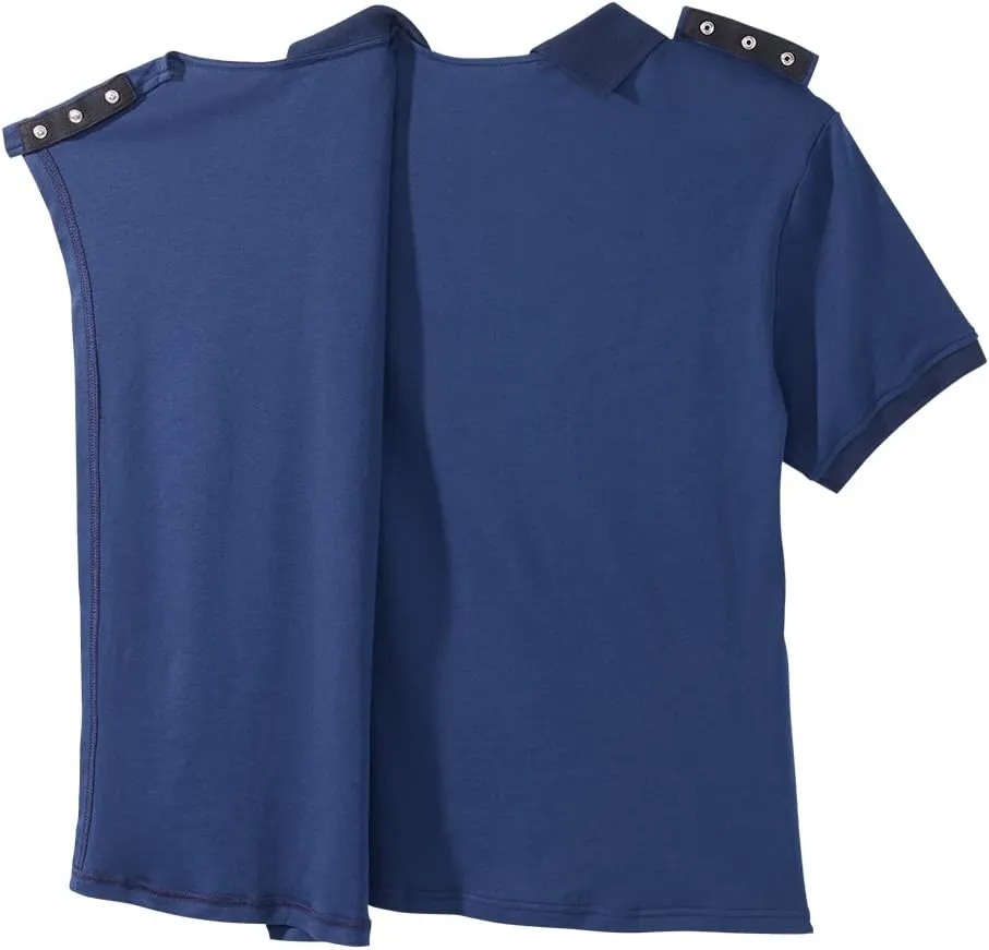 Mens Handsome Adaptive Polo Shirt Tops